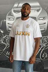 LH Team White Oversize Tee