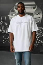 Luxury White Oversize Tee