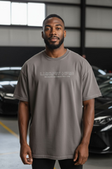 Luxury Gray Oversize Tee