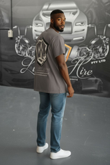 Luxury Gray Oversize Tee