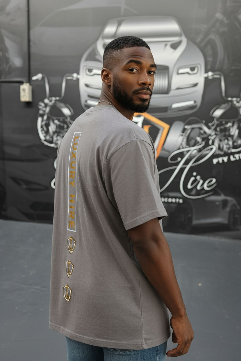 LH Team Gray Oversize Tee