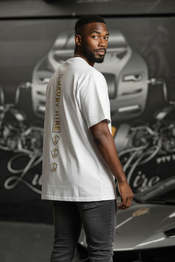 LH Team White Oversize Tee