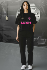 Women's LH Team Oversize Black Tee